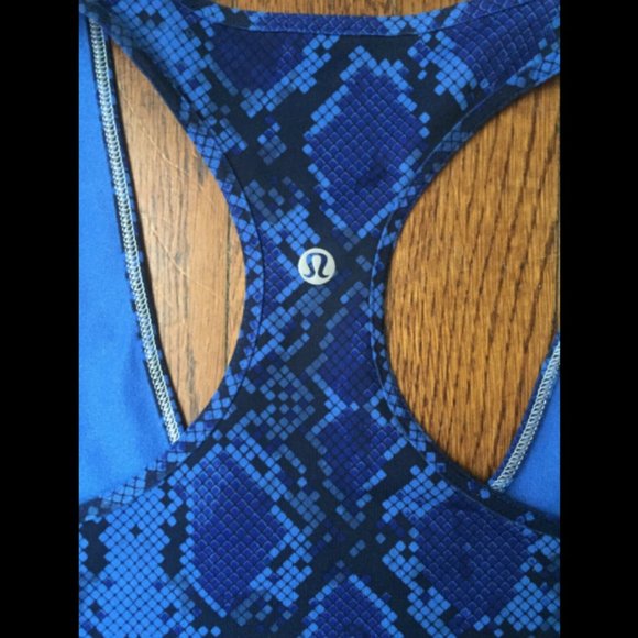 Lululemon Cool Racerback Snake Print Tank Top Yoga - Picture 7 of 8